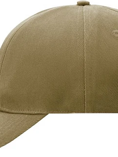 Daiber MB 609 6-panelová vystužená čiapka s kšiltom 03.0609 tmavá khaki