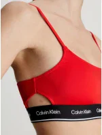 Dámska plavková podprsenka KW0KW02425 XNE Red - Calvin Klein