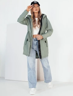 Dámska prechodná bunda parka GROLIN zelená FashionStreet TY4174