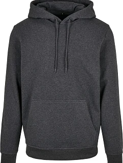 Build your Brand BB 001 Pánska mikina s kapucňou 56.B001 charcoal