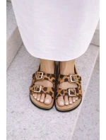 Dámské pantofle s pásky Panterka Oliena