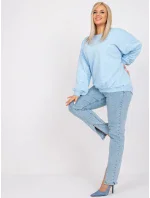 Mikina RV BL 6316.16X svetlo modrá