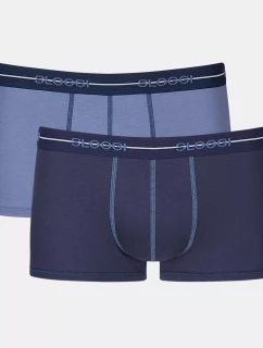 Pánske boxerky Start Hipster C2P box - UNKNOWN - modro-čierne V001 - SLOGGI
