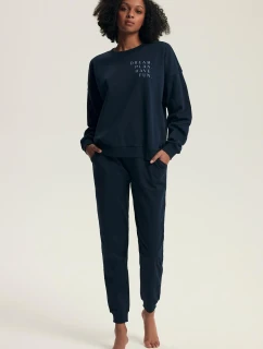 Dámske pyžamo Henderson 43705 Delancy dĺžka/r S-3XL