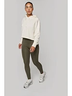 Kariban ProAct PA 396 Dámska mikina s kapucňou a skráteným strihom 20.P396 antique rose Kariban ProAct PA 396 Dámska mikina s kapucňou a skráteným strihom 20.P396 antique rose