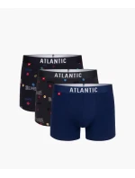 Pánské boxerky ATLANTIC 3Pack - vícebarevné