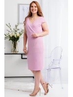 Dámske šaty SA616 staroružové - Karko Dámske šaty SA616 staroružové - Karko