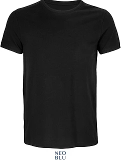 NEOBLU Loris Unisex tričko z piké 24.3775 tmavočierne