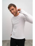 Vamp - Pánske bavlnené tričko s dlhým rukávom 20923 - Vamp