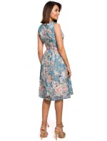 S225 Šifónové šaty s hlbokým výstrihom - model 4 S225 Šifónové šaty s hlbokým výstrihom - model 4