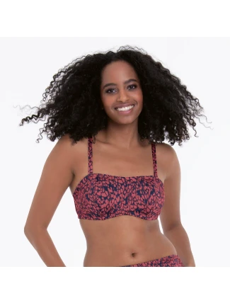 Vrchný diel plaviek Bella 8789-1 ružovo-modrý - Anita