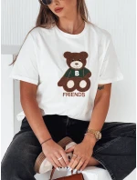 Dámske tričko BAREN biele FashionStreet RY2565