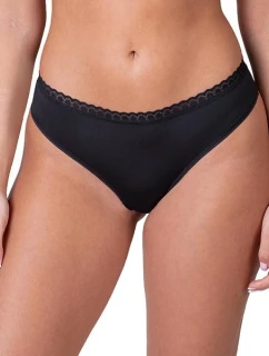Dámske tangá DAILY MICRO THONG - BELLINDA - čierne