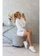 Súprava blúzky a sukne biela