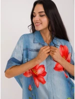 Košeľa DHJ KS 19007 1.30 modrá