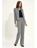 Dámska bunda Z47R 169899 pepito - čiernobiela - Nife Dámska bunda Z47R 169899 pepito - čiernobiela - Nife