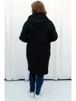 Dámsky kabát s kapucňou 184904 Latoszka - Karko Dámsky kabát s kapucňou 184904 Latoszka - Karko