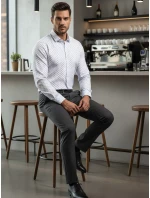 Pánska biela košeľa FashionStreet DX2438