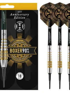 Šípky Harrows BOXER BOMB 90% 50th ANNIVERSARY EDITION softip