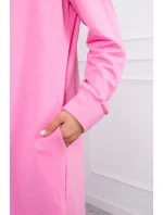 Svetloružová bunda s potlačou Svetloružová bunda s potlačou