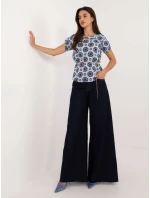 Blúzka LK BZ 505775.00 svetlomodrá