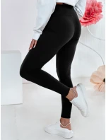 Dámske legíny s vysokým pásom SOFLEGG black FashionStreet UY2510