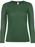 B&C #E150 LSL /women Dámske tričko s dlhým rukávom 01.006T fľašovo zelená B&C #E150 LSL /women Dámske tričko s dlhým rukávom 01.006T fľašovo zelená