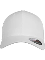 Flexfit 6277RP 6-panelová čiapka z recyklovaného materiálu Flexfit 55.77RP biela