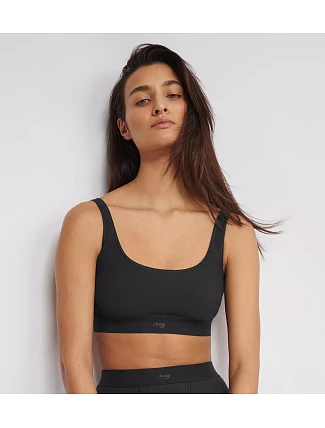 Dámska podprsenka EVER Ease Top Black, čierna – SLOGGI Dámska podprsenka EVER Ease Top Black, čierna – SLOGGI
