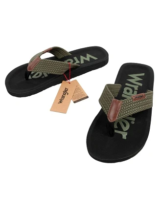 Pánske žabky Wrangler Zane Flipflop Green