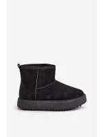 Dámske tenisky na platforme Eco Suede Black Atteria Dámske tenisky na platforme Eco Suede Black Atteria