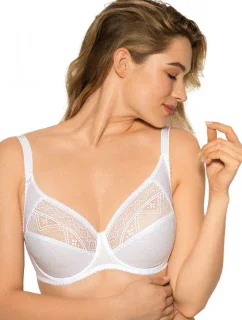 Dámska podprsenka 059 Nancy white - GAIA