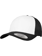 Flexfit 6606CF 6-panelová čiapka typu Trucker 55.06CF čierna/biela/čierna Flexfit 6606CF 6-panelová čiapka typu Trucker 55.06CF čierna/biela/čierna