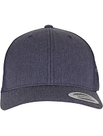 Flexfit 6606/6606T 6-panelová vintage čiapka „Trucker“ 55.6606 heather navy Flexfit 6606/6606T 6-panelová vintage čiapka „Trucker“ 55.6606 heather navy