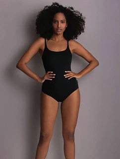 Style perfect čierne jednodielne plavky 7703 black - RosaFaia