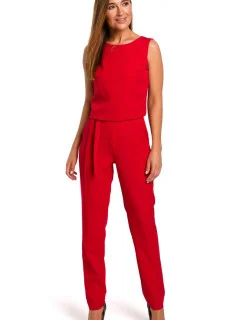 Dámsky overal S191 červený - Stylove