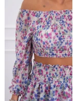 Béžová kvetinová sada