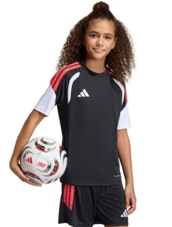 Adidas Tiro 26 League detské tričko čierna/červená KB1326