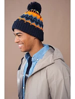 Beechfield B 528 Pletená čiapka s bambulou „Retro Ski“ 53.0528 blazing blue