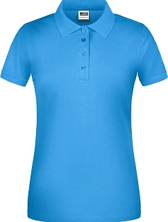 Daiber JN 873 Dámske pracovné polo z bio piqué 02.0873 aqua