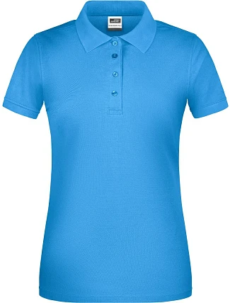 Daiber JN 873 Dámske pracovné polo z bio piqué 02.0873 aqua