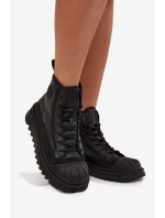 Wysokie Trampki Damskie Ocieplane Big Star OO274A355 Czarne