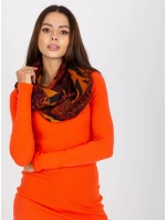 Dámsky tunelový šál AT KM S 6162 gaštanový