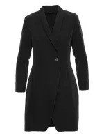 S217 Blejzrové šaty - čierne