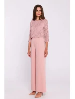 Dámsky overal S381 Powder Pink - Stylove