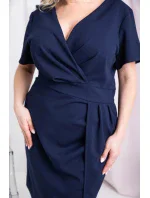 Dámske šaty SA958 modré - Karko Dámske šaty SA958 modré - Karko