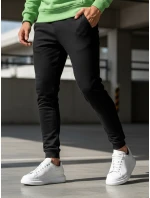 FashionStreet pánska zeleno-čierna tepláková súprava AX0646