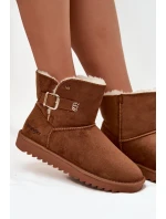 Śniegowce Damskie Z Klamrą Wrangler 20253091.37B Camel