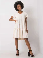Šaty WN SK 842.01P svetlo béžová