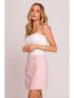 M854 Mini sukňa - broskyňová